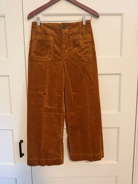 Anthropologie Colette Wide-Leg Corduroy Pants